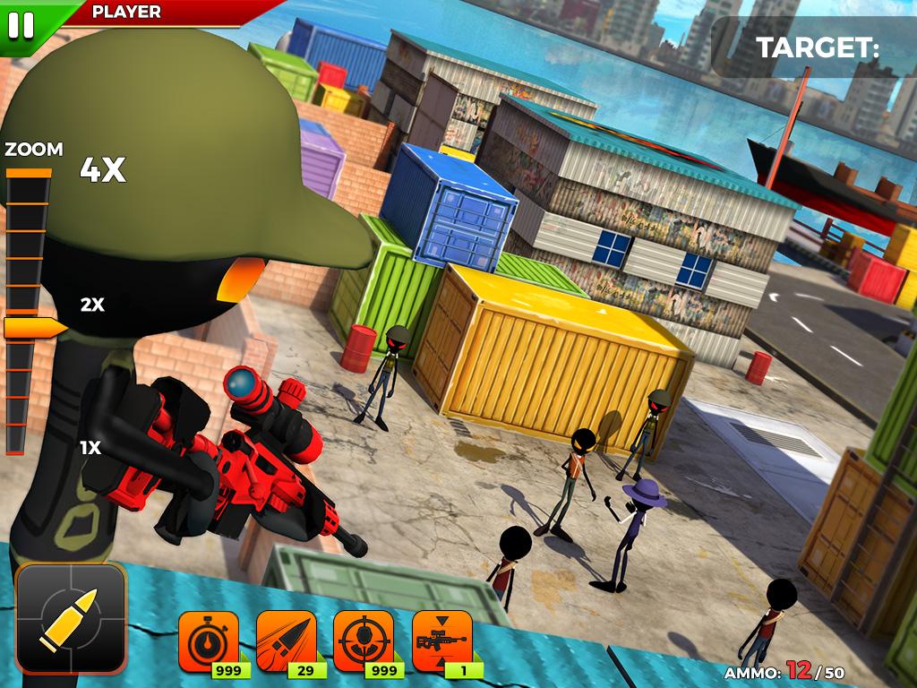 Stickman Battle : Online Shooter 3D截图3