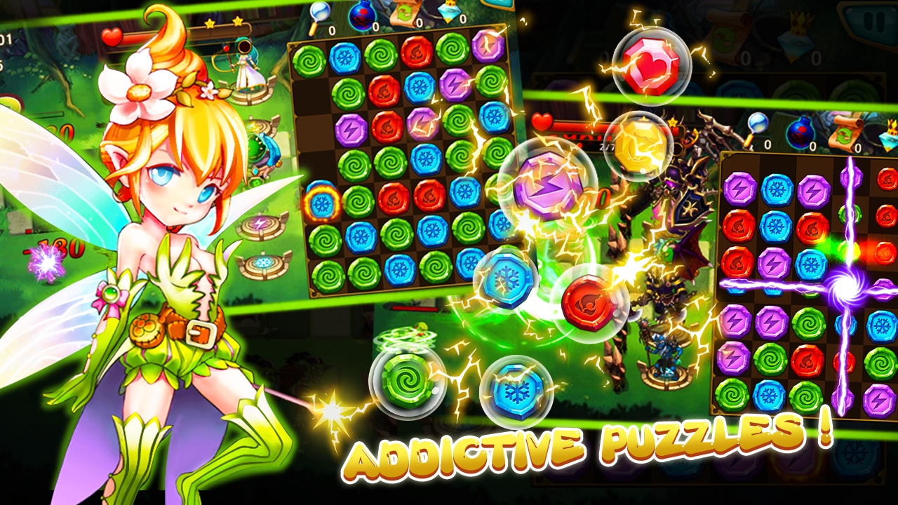 Gem Blitz: Match 3 RPG Games截图5