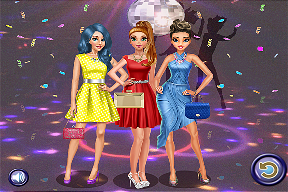 Ice Princess & Ladybug Prom Night Party Game截图2