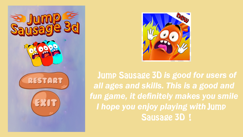 Jump Sausage 3D截图2