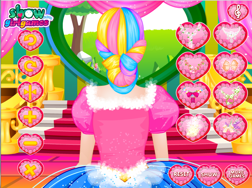 Long Hair Princess Hair Salon - Free Games截图2