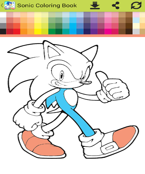 Sonic Coloring Book截图3