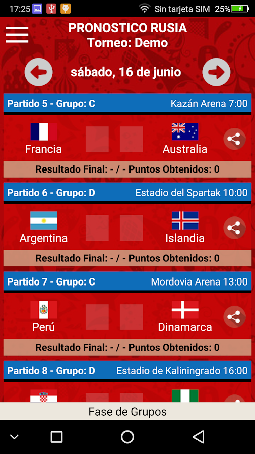 Pronóstico Rusia 2018截图4