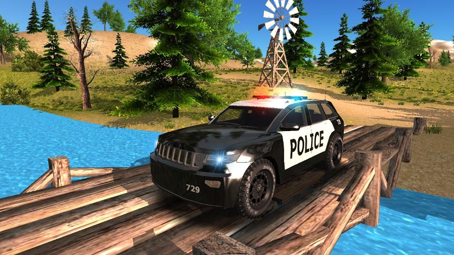 Police Car Driving Offroad截图4