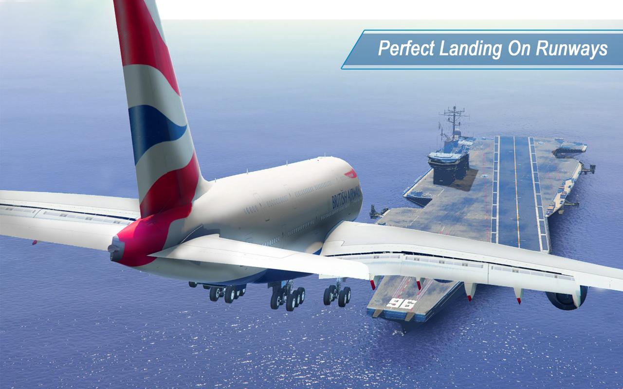 Airplane Flight Simulator 3d : Real Plane Driving截图2