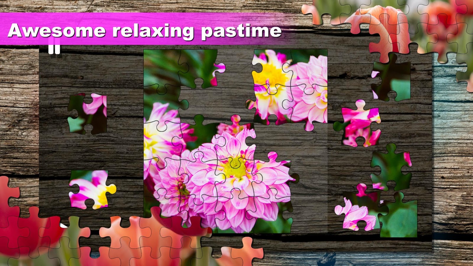 Jigsaw puzzle: Flower game blossom saga for family截图1