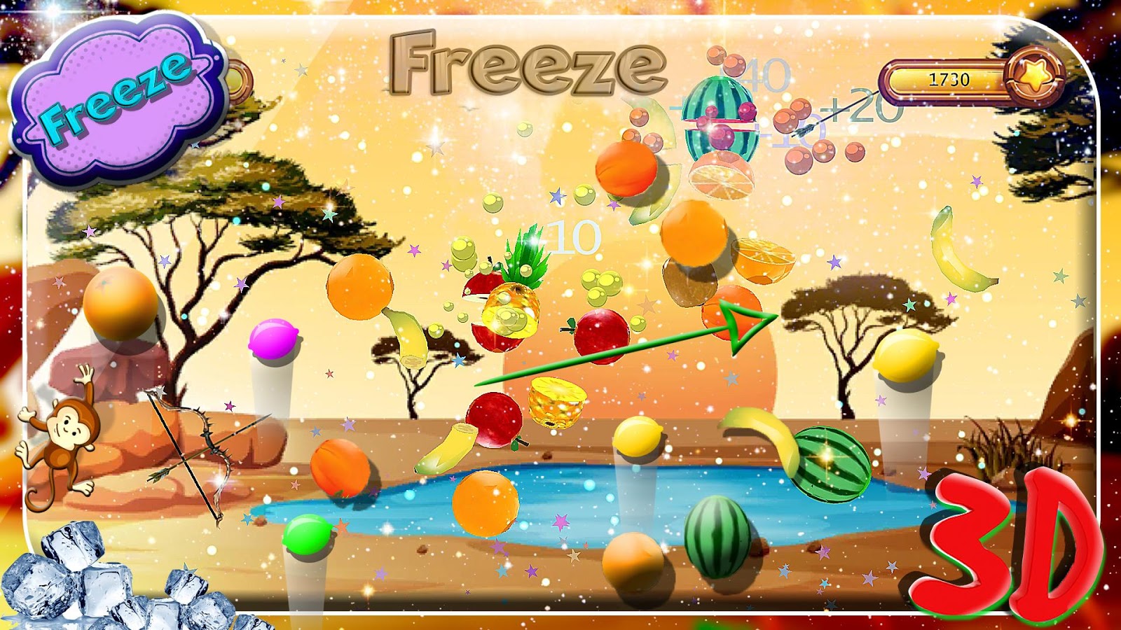 Fruit Shooting Archery - Arrow 3D Games截图2