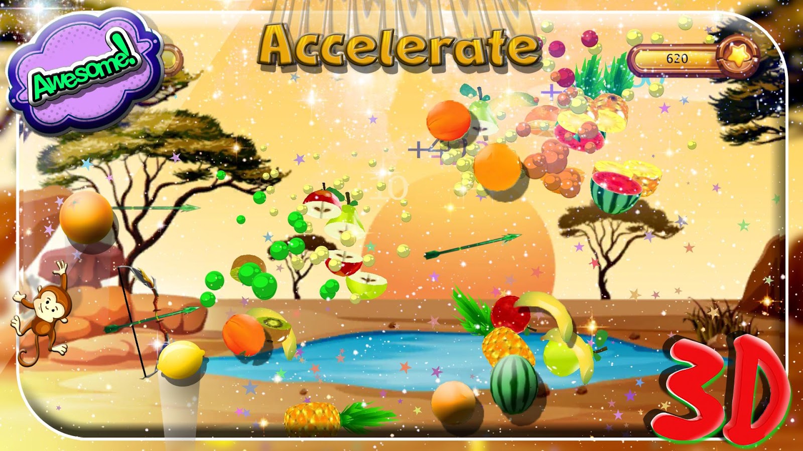 Fruit Shooting Archery - Arrow 3D Games截图4