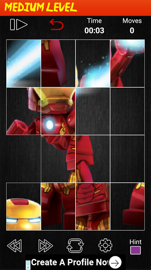 Puzzle Lego IronMan截图2