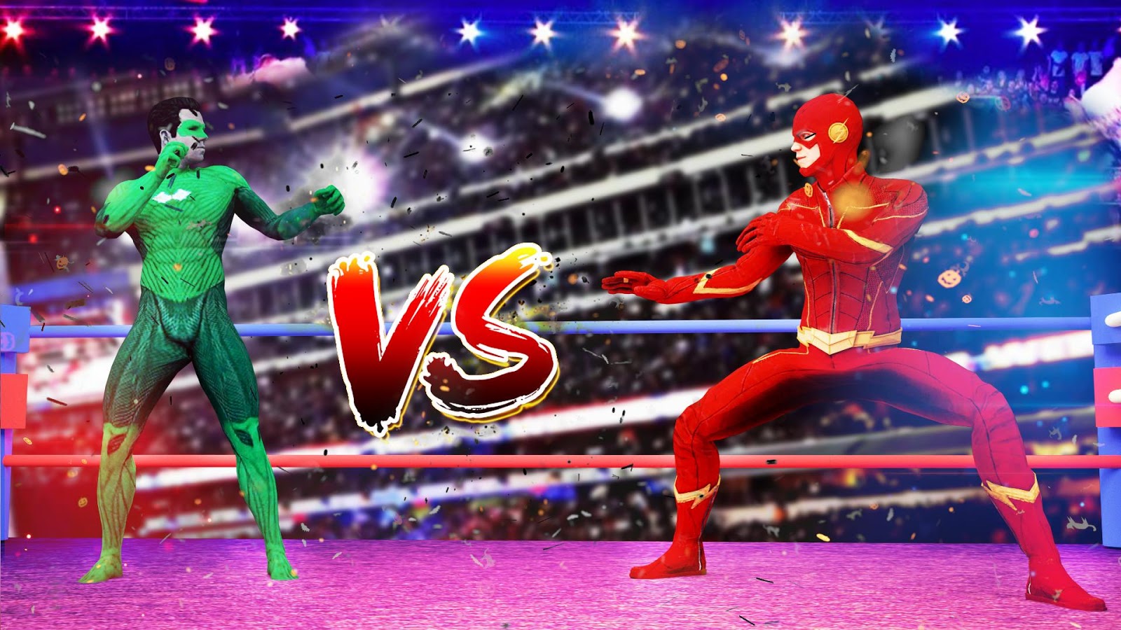 Ultimate Superhero Wrestling Free Game 2018截图1