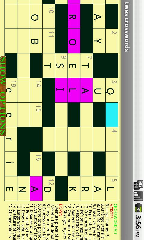 Twes Crosswords Lite截图3