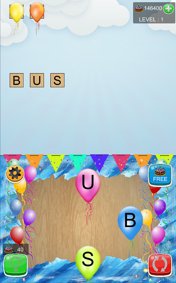 Word Party - Educative Words Game Anagrams Letters截图2