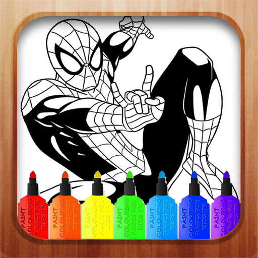 Learn spiderman coloring by fans截图4