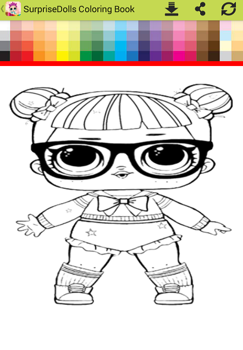 Surprise Dolls LOL Coloring book截图3