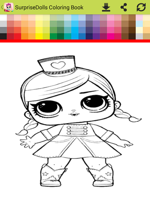 Surprise Dolls LOL Coloring book截图2