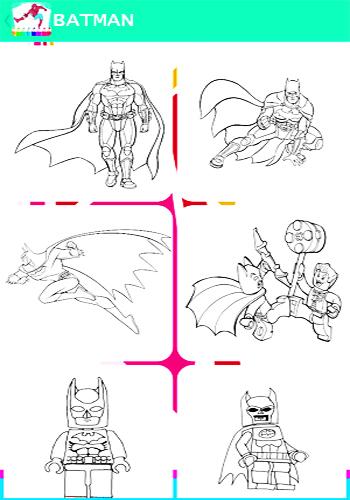 Superhero Coloring Book Games截图1