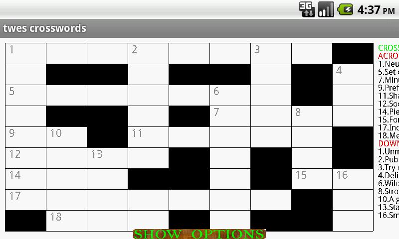 Twes Crosswords Lite截图5