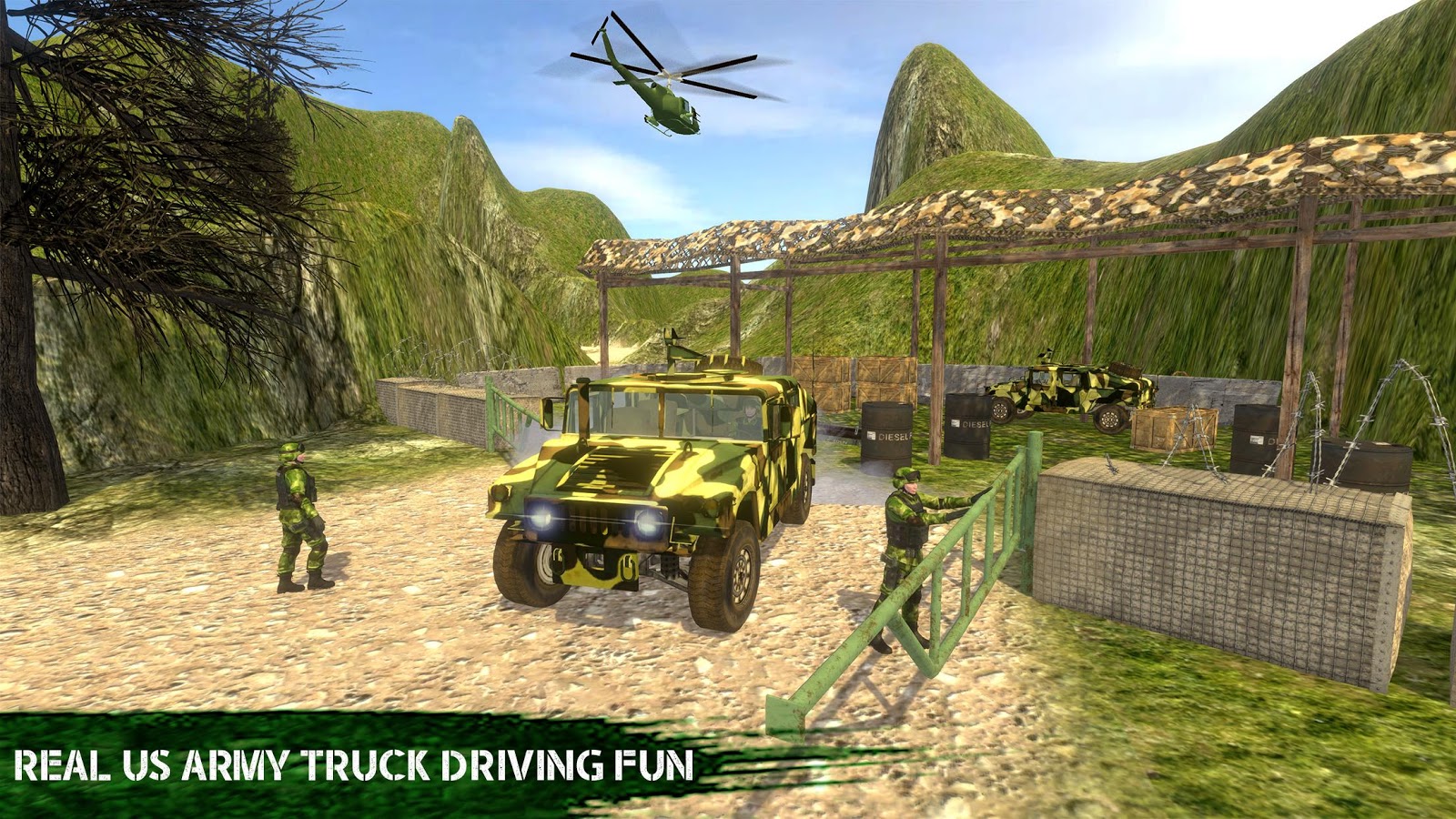 Army Truck Driving Simulator: Army off road Driver截图4