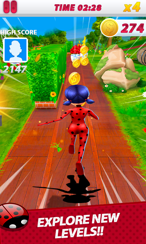 Miraculous Adventure Ladybug Rush 3D ***截图1