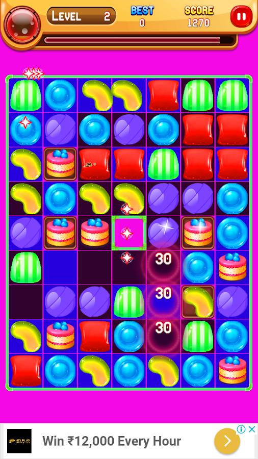 Sweet Candy Fun - Match 3截图4