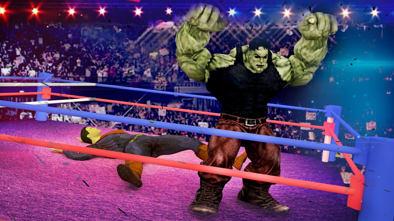 Ultimate Superhero Wrestling Free Game 2018截图2