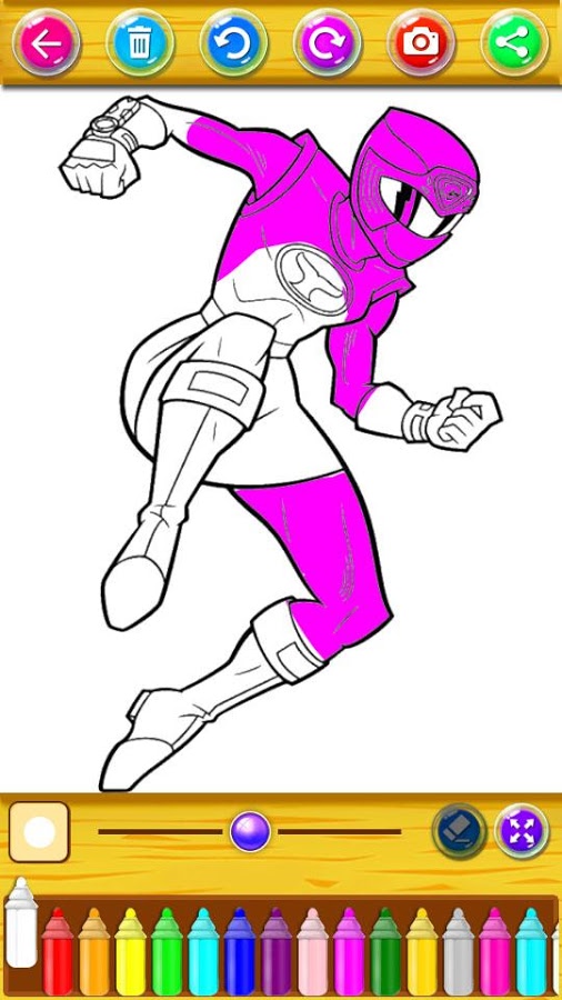 Coloring Book for Power Hero Rangers截图4