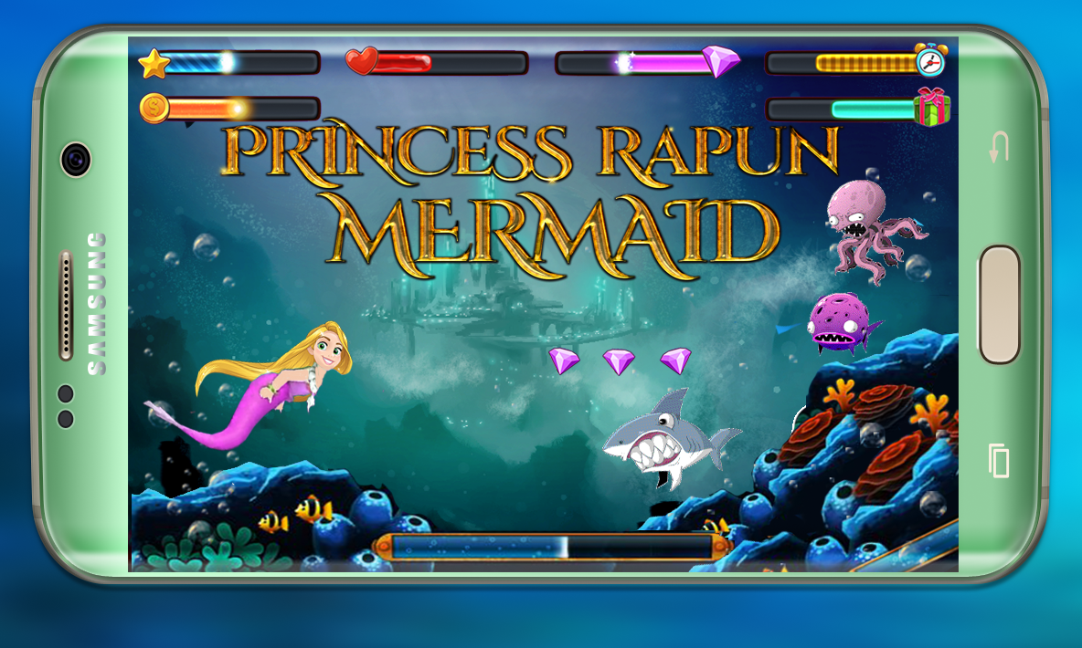 Mermaid Rapunzel in wonderland: Mermaid adventure截图1