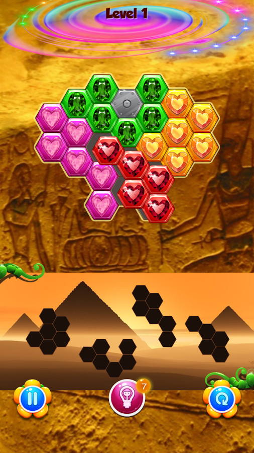 Diamond Hexa Block Puzzle截图5