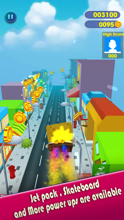 Super SpongeBob surf Rush: Subway Run Temple 2018截图2