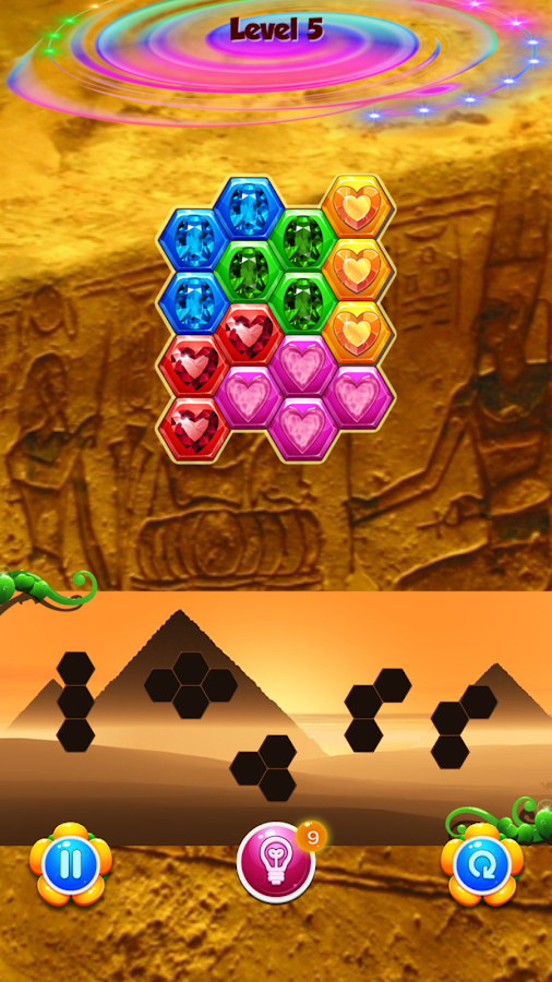 Diamond Hexa Block Puzzle截图1