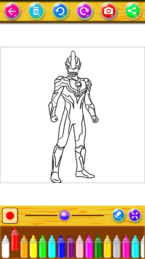 Ultraman Coloring For Kids截图2