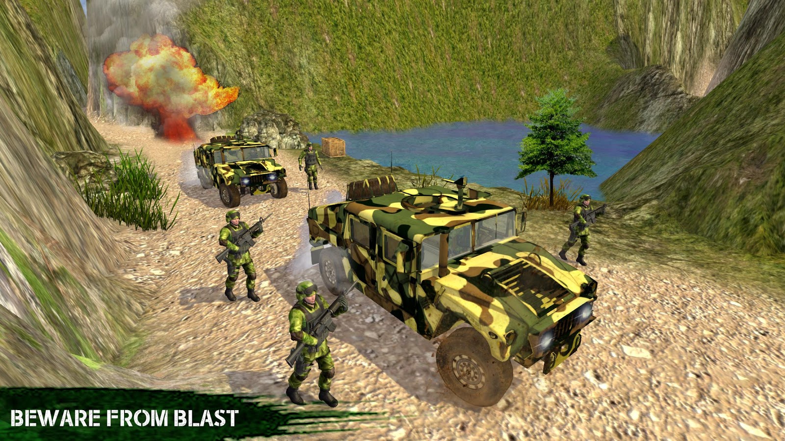 Army Truck Driving Simulator: Army off road Driver截图2