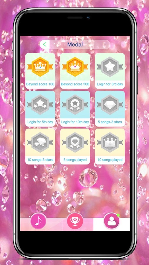 Pink Diamond Magic Tiles - Guitar Edition截图1