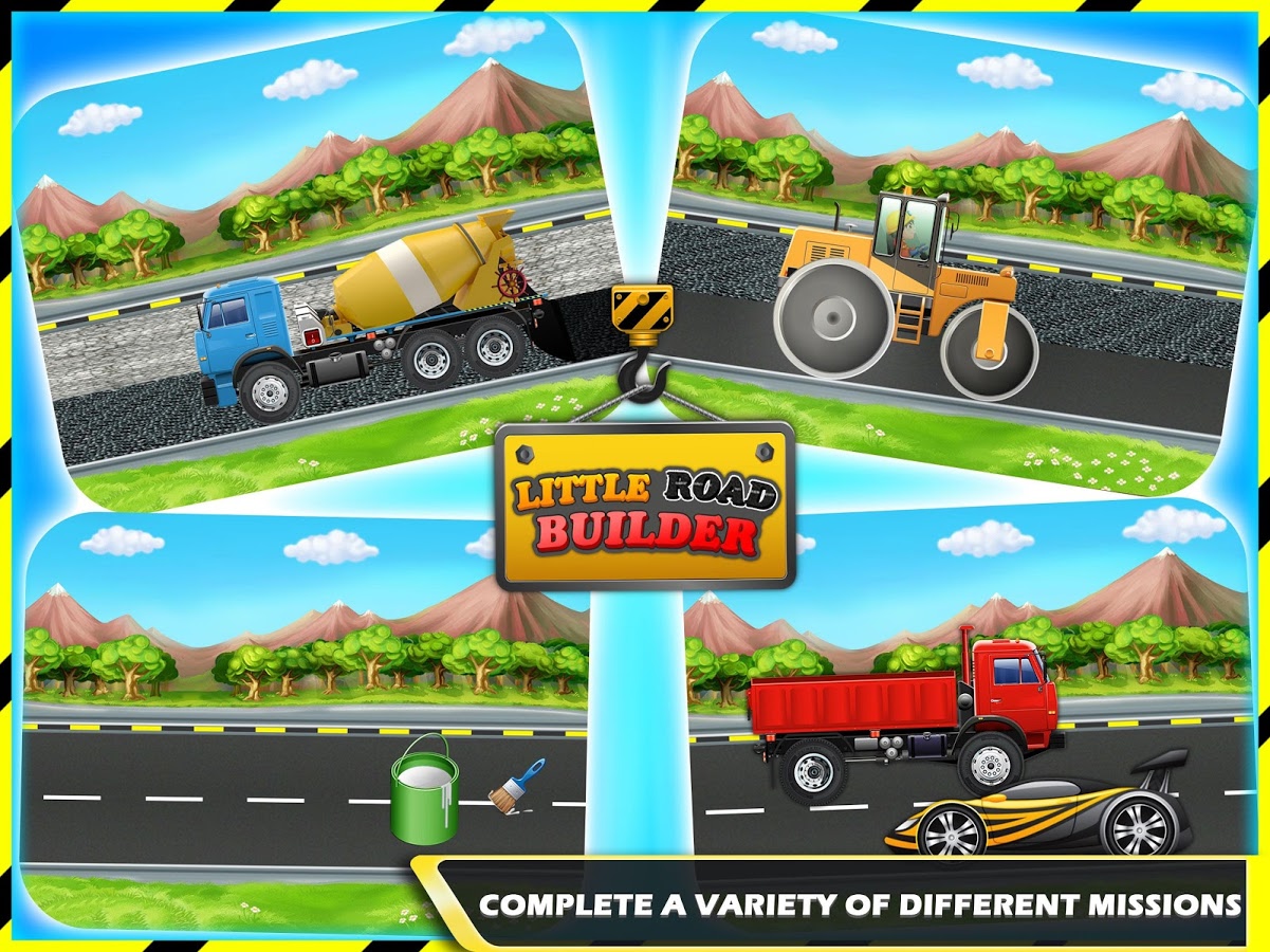 Little Road Builder - City Road Construction Games截图4
