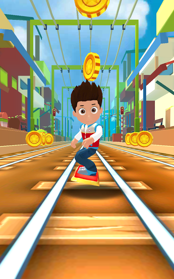 Ryder Adventure Run - paw patrol running games截图1