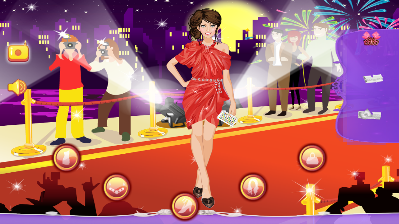 Red Carpet Dress up Game For Girls截图3