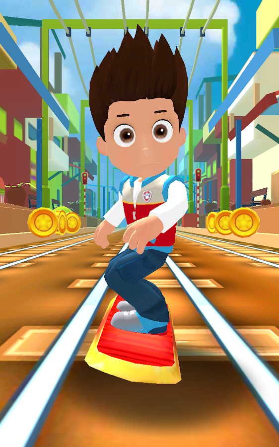 Ryder Adventure Run - paw patrol running games截图2