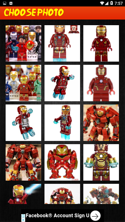 Puzzle Lego IronMan截图5