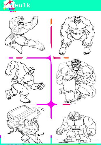 Superhero Coloring Book Games截图2