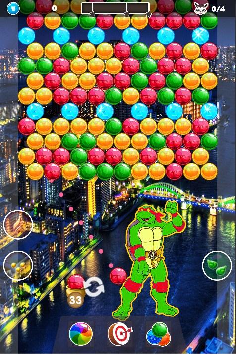 Super Turtles Hero Bubble Shooter截图1