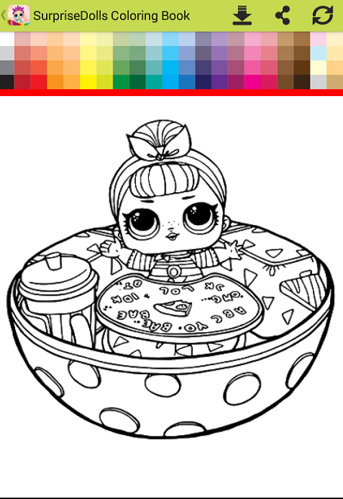 Surprise Dolls LOL Coloring book截图1