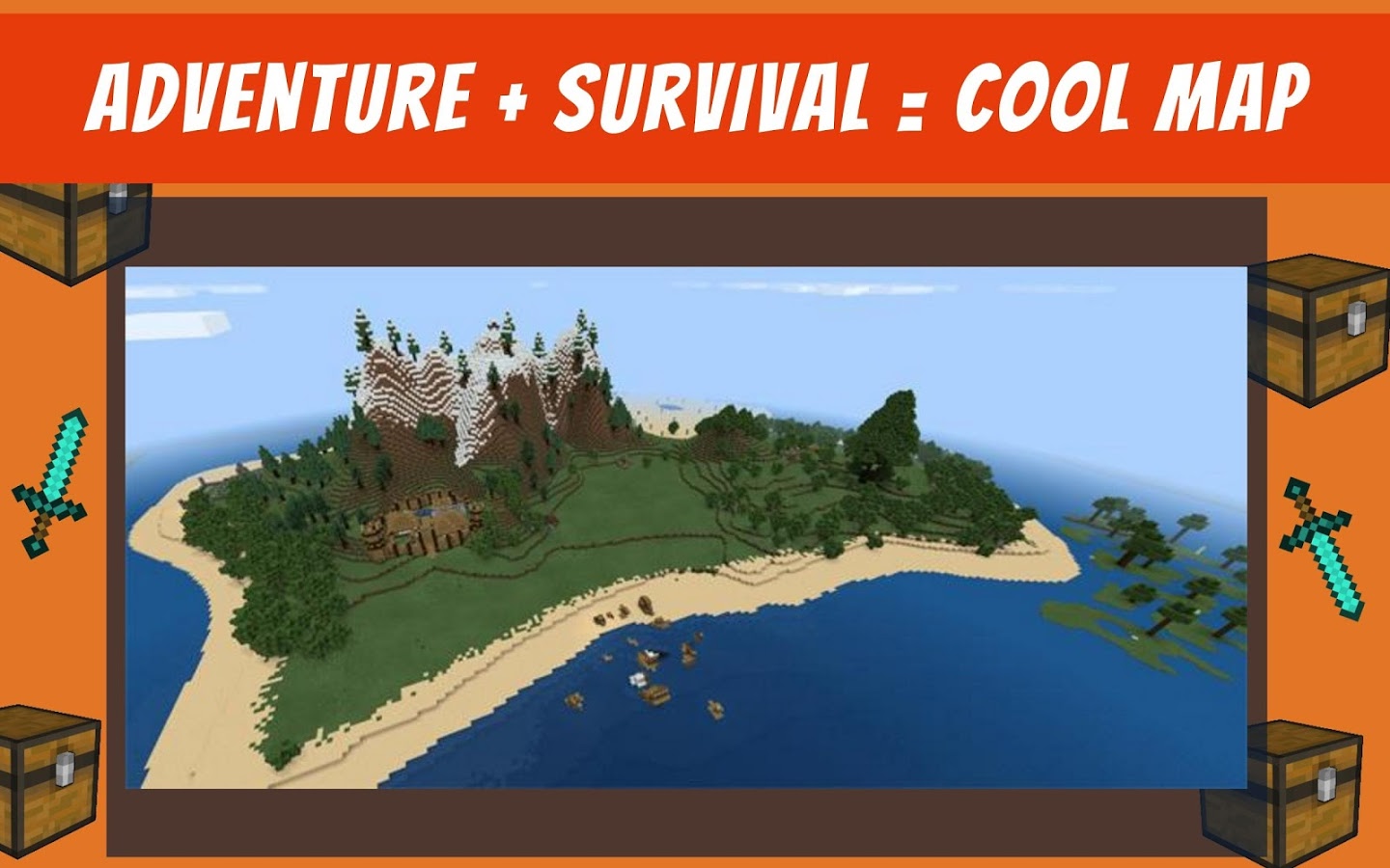 Survival++ Adventure Map for mcpe截图4