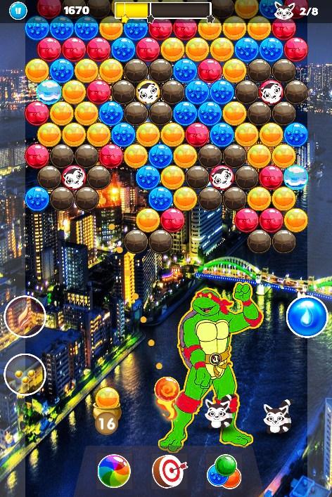 Super Turtles Hero Bubble Shooter截图3