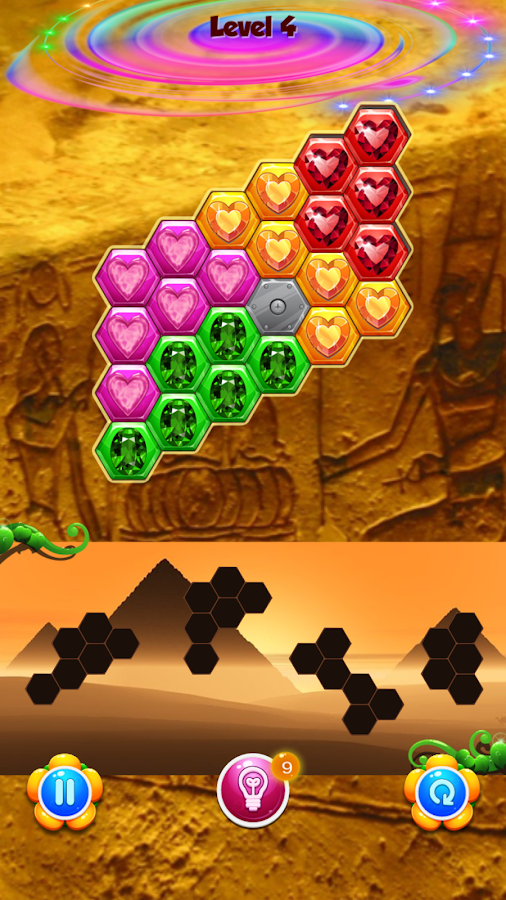 Diamond Hexa Block Puzzle截图2