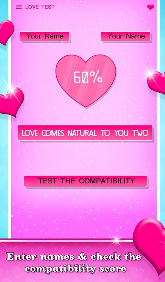 Valentine Love Compatibility Test截图4