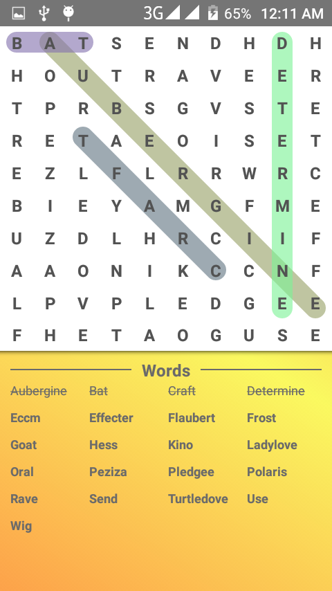 Word Search Puzzle Finder FREE截图2