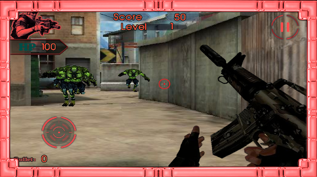 Stupid Zombie Shooter Combat截图1