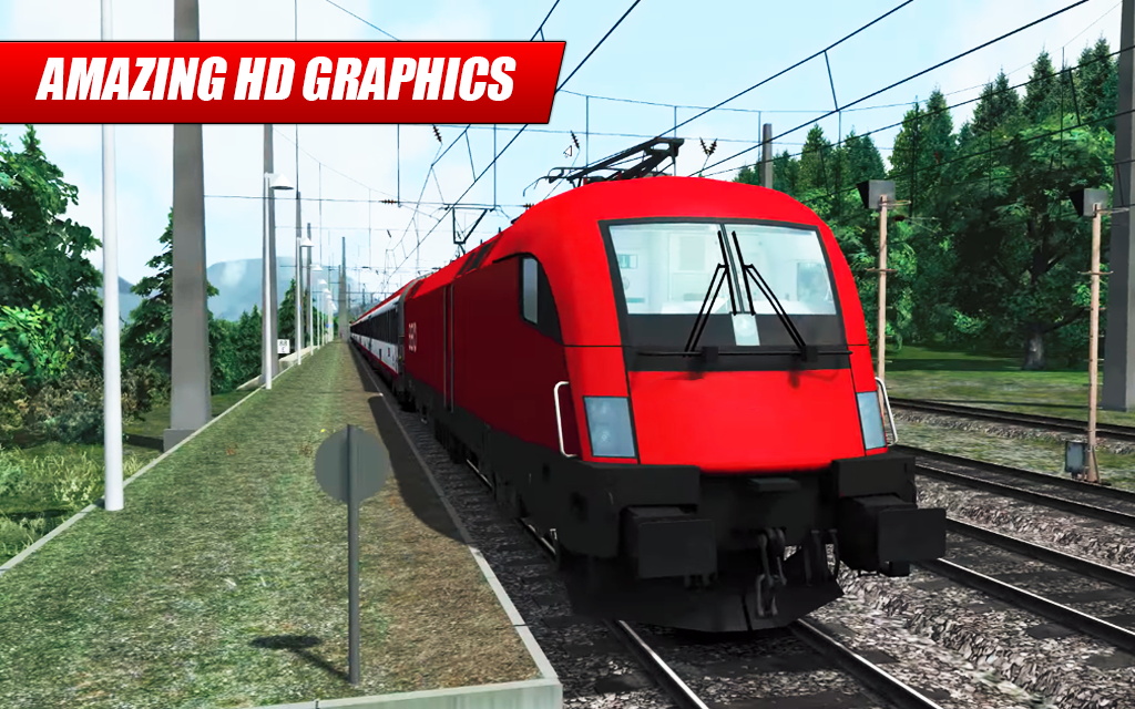 Impossible Euro : Train Simulator 2018 Driving 3D截图5