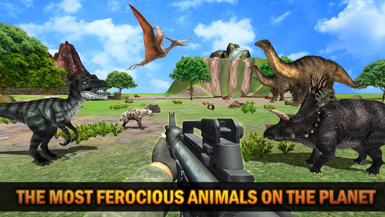 Dinosaur Hunting 3D Free Sniper Safari Adventure截图3