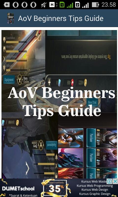 AoV Tutorial Tips截图3